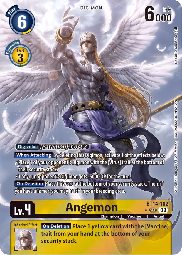 Angemon (Alternate Art) trading card